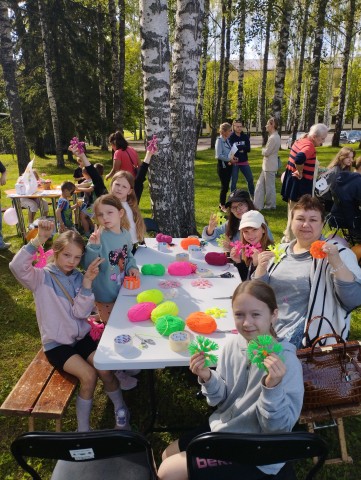 Dalība bērnu pasākumā "Kopā vasarā" Naujenē 